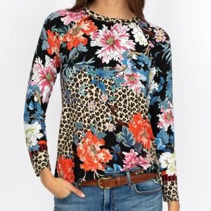 NWT!  Johnny Was Ontario Raglan Tee